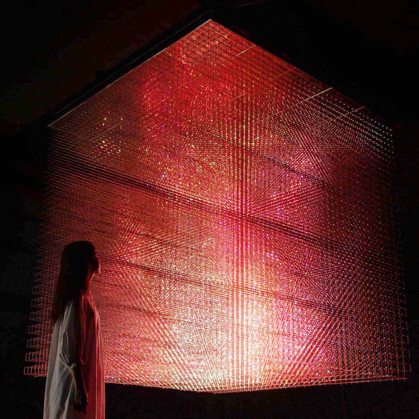 Light Sculpture of Flames